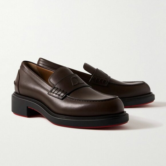 Christian Louboutin Other - Men's Christian louboutin Urbino moc leather logo loafer size 42/9 US Ital